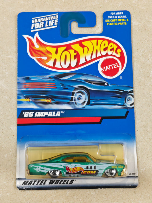 Hot Wheels -  US Imported - 65 Impala - Diecast Car - 1:64 Scale (Soft Corner)