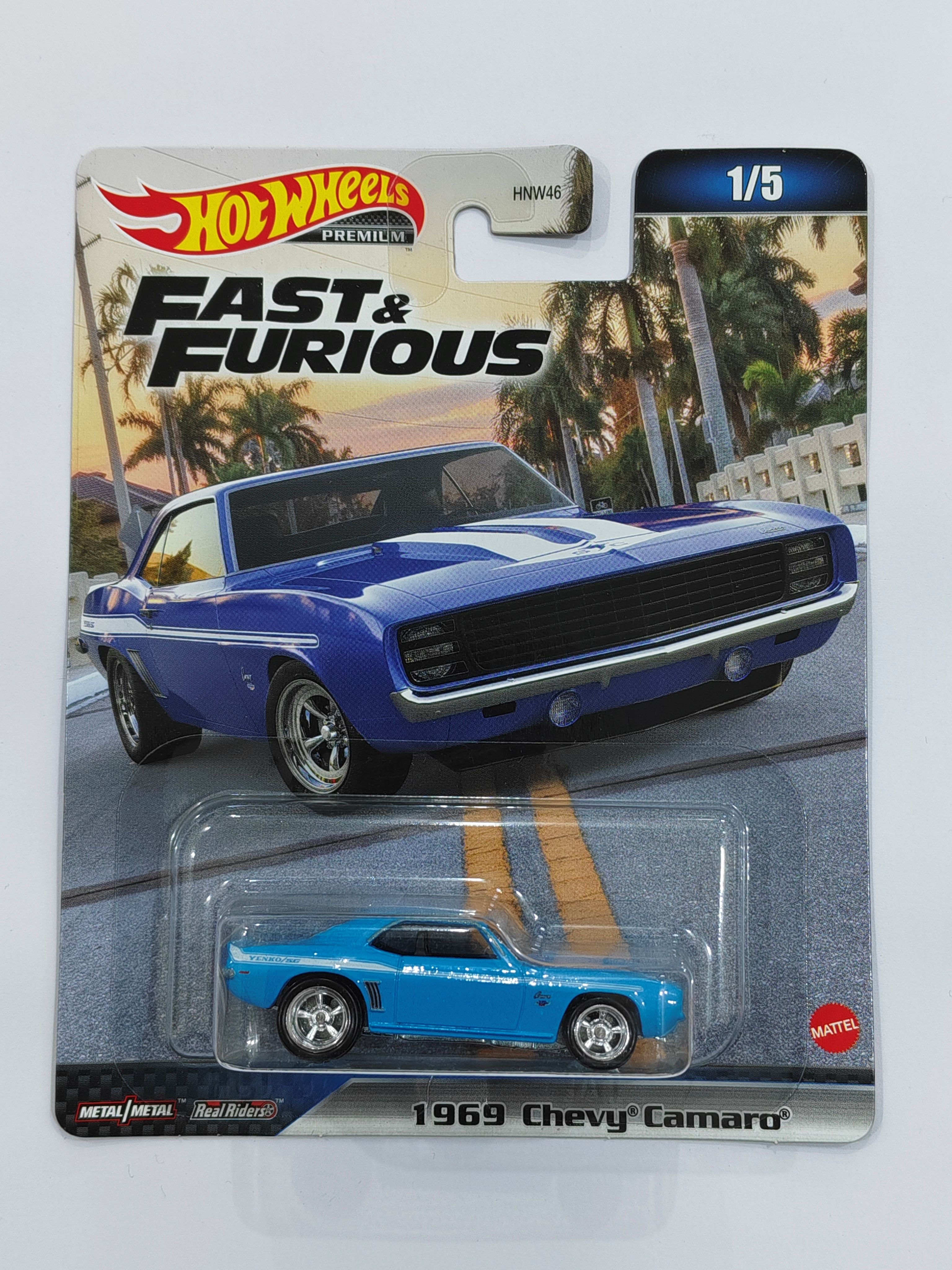 Hot Wheels Imported 1969 Chevy Camaro Diecast Car 1:64 Scale