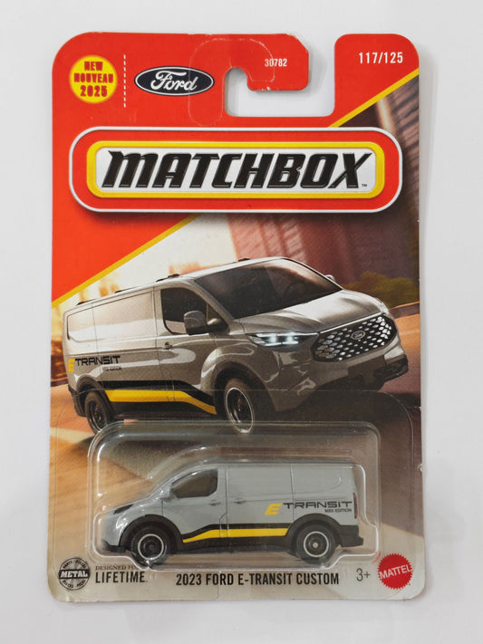 Matchbox 2023 Ford E-Transit Custom Diecast Van 1:64 Scale - Van Collection
