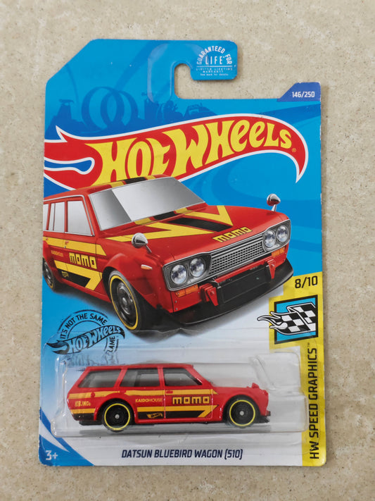 Hot Wheels Imported Datsun Bluebird Wagon 510 Diecast Car 1:64 Scale