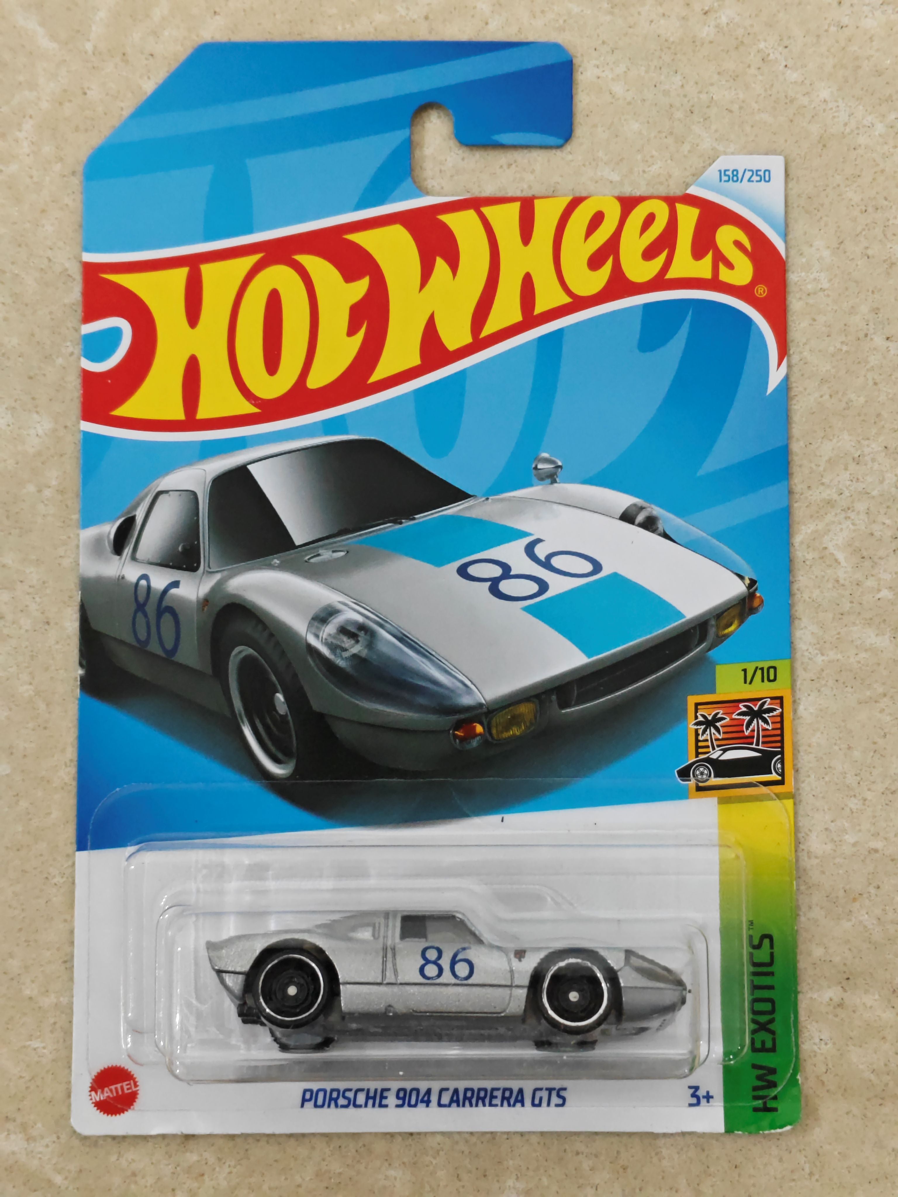 Hot Wheels Imported Porsche 904 Carrera GTS Diecast Car 1:64 Scale - Exotic Supercar Collection