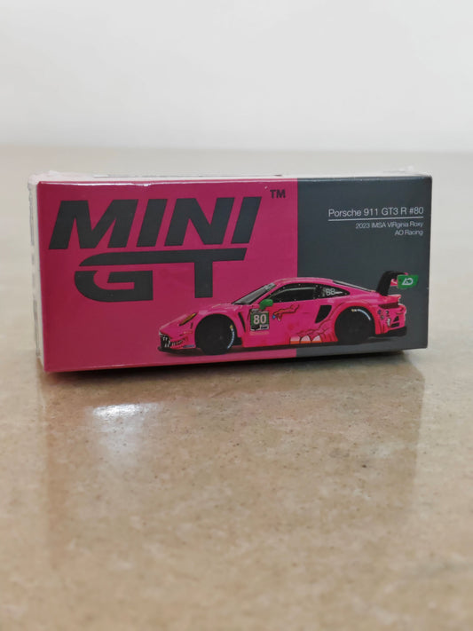 Mini GT Porsche 911 GT3 R #80 Roxy Diecast Car 1:64 Scale