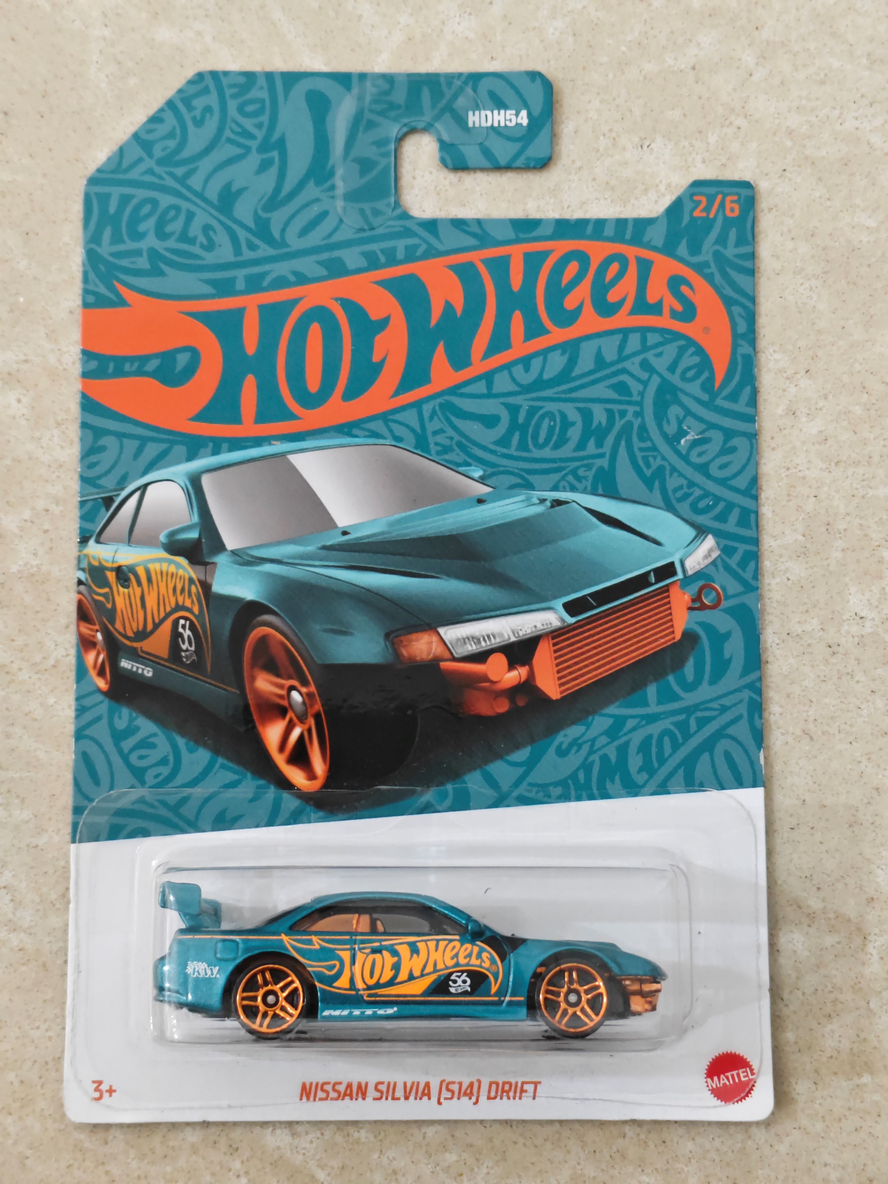Hot Wheels Imported Nissan Silvia S14 Drift Diecast Car 1:64 Scale - Exotic Car Collection