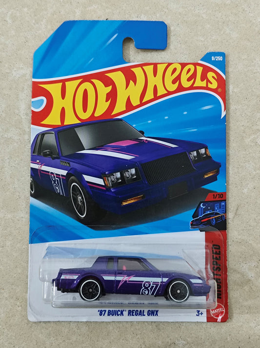 Hot Wheels Treasure Hunt 87 Buick Regal GNX Diecast Car 1:64 Scale