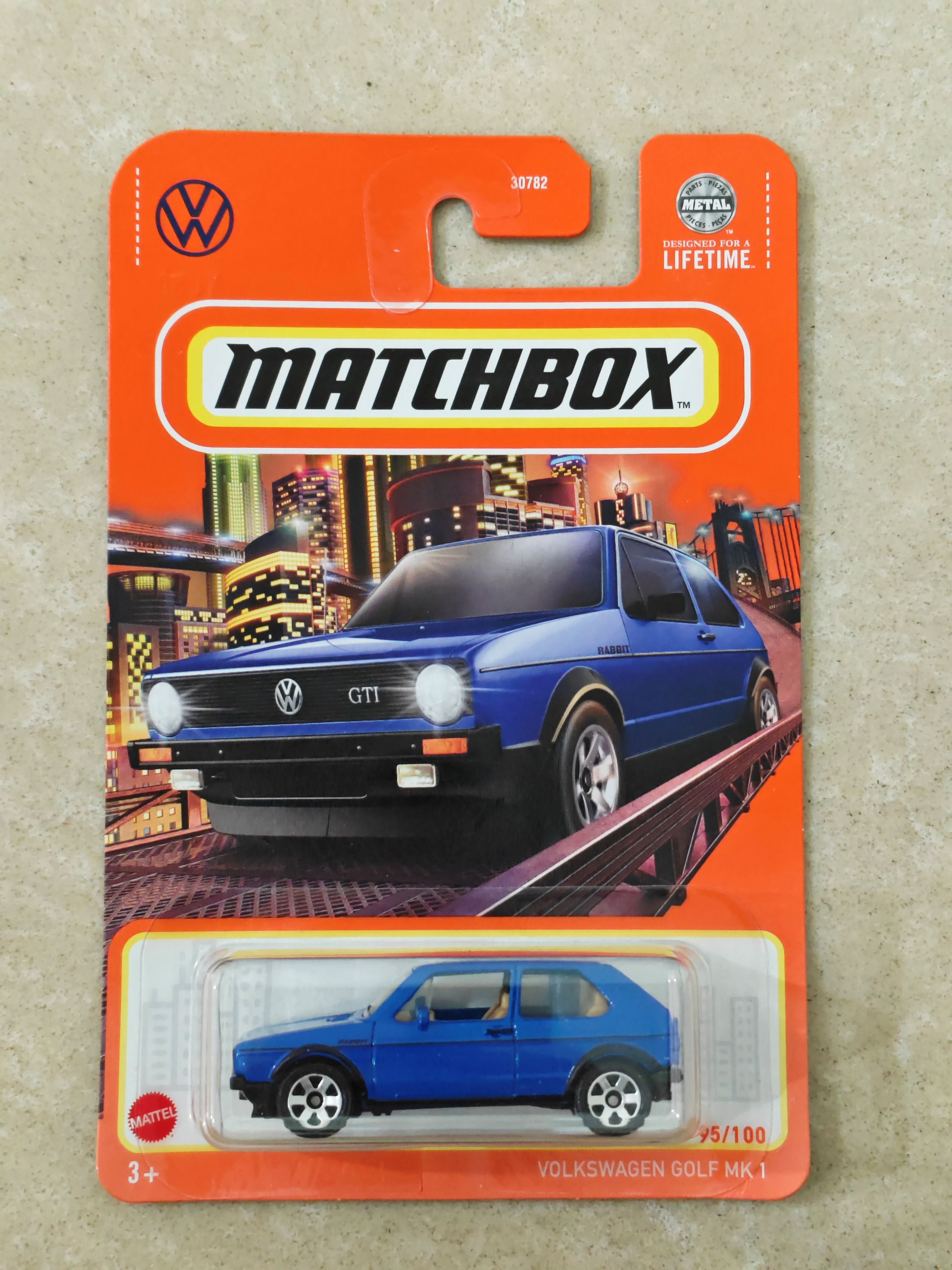 Matchbox Imported Volkswagen Golf MK1 Diecast Car 1:64 Scale